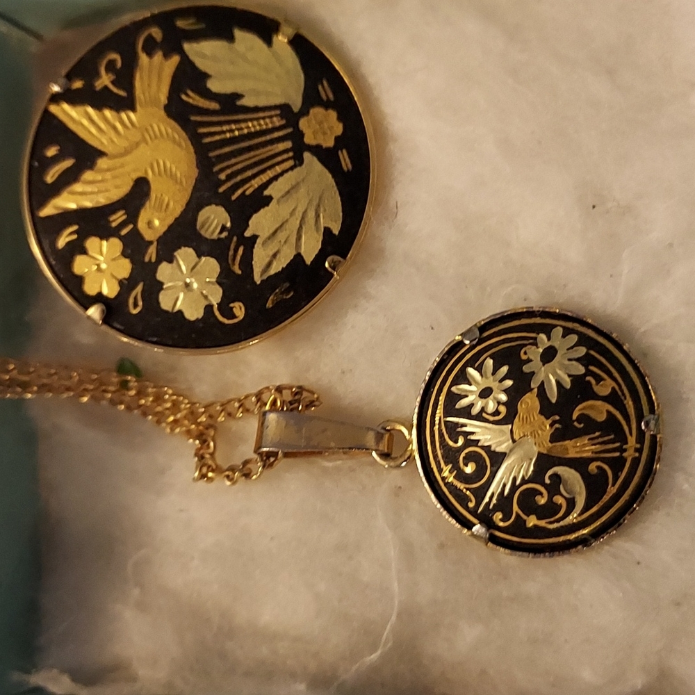 Necklace and Pin from Toledo, Spain